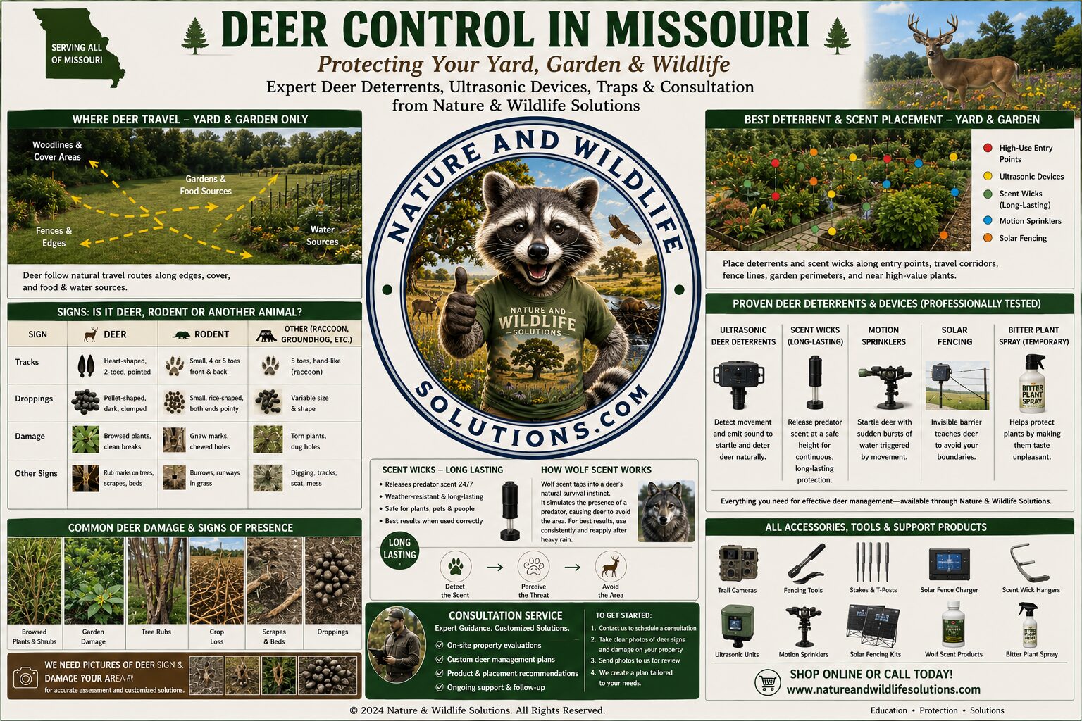 Infographic on Deer Control in MIssouri